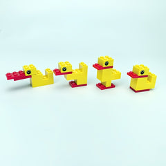 6pcs Small Grain Building Blocks Ducklings Toy Gift Thanksgiving