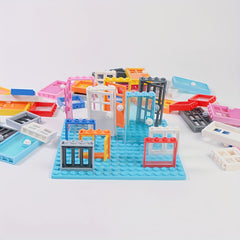 Building Blocks 25pcs Windows Doors DIY Toys City Friends Blocks Parts House