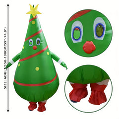 Christmas Tree Inflatable Costume Party Holiday Cosplay Spoof Halloween Gift