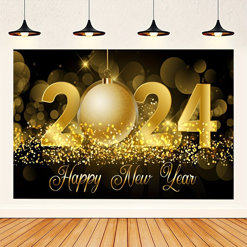 Year Banner Hanging Cloth Year Party Decoration Supplies