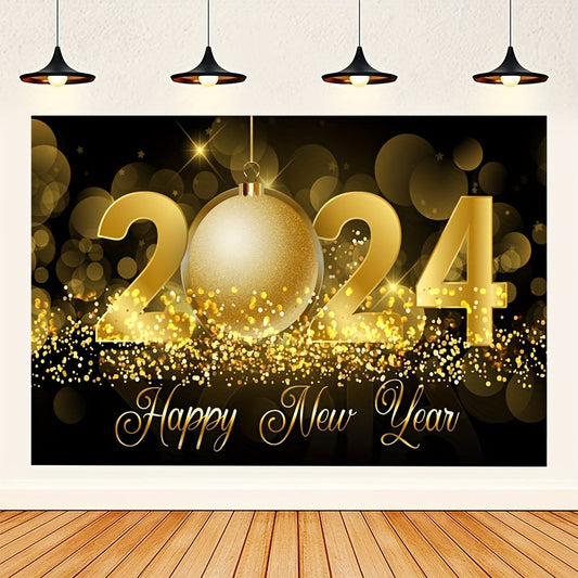 Year Banner Hanging Cloth Year Party Decoration Supplies