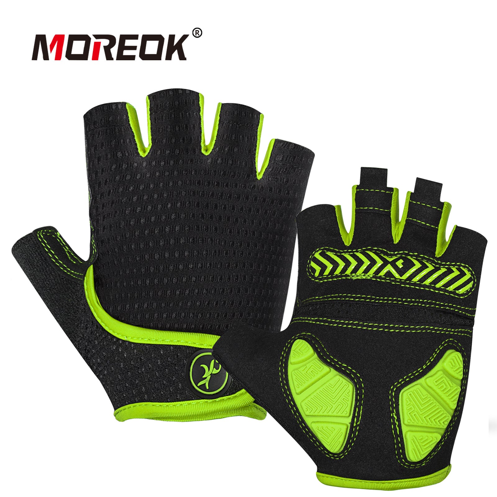 Moreok Gel Pad Gloves for Cycling Motorcycle Gym Training