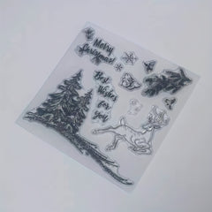 Christmas Series Transparent Stamp for DIY Scrapbook Decoration