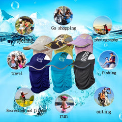 Quick Drying Unisex Baseball Cap Bucket Hat Sun Protection Cap