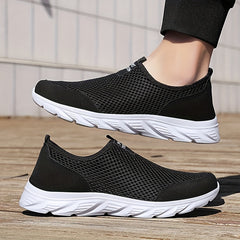 Men's Lightweight Mesh Slip On Sneakers for Outdoor Training