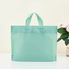 50pcs Green Christmas Gift Bag Shopping Bag Portable Packaging