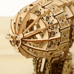 Wooden Airship Model Kit for Adults - Brain Teaser Craft Puzzle