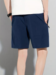 Men's Quick Dry Shorts With Side Pockets Elastic Waist