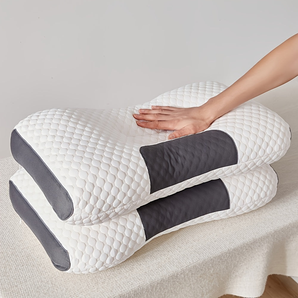 Knitted Cotton Thin Pillow Cervical Neck Protection Massage Pillow Core