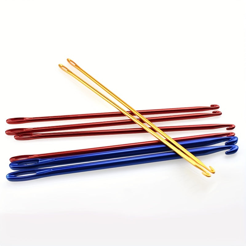 3pcs Aluminum Tunisian Crochet Needles DIY Knitting Tool