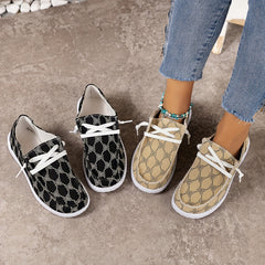 Women's Cartoon Bear Boat Shoes Lightweight Slip-on Casual Flats