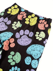 Kid Girls Claws Print Leggings Slim Fit Stretchy Casual Tight Pants
