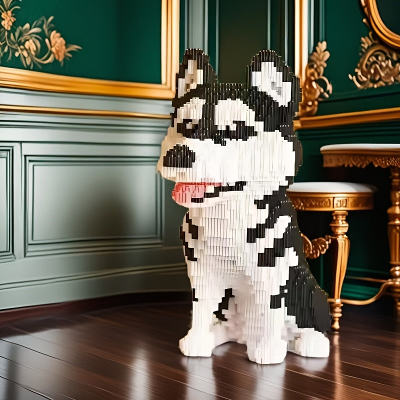 Husky 3D Puzzle Toy Building Blocks for Kids & Adults - Great Gift!
