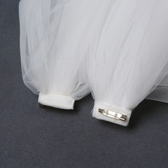 Elegant Wedding Shawl with Train for Church Ceremonies