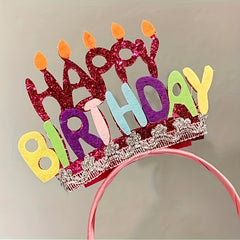 Happy Birthday Headband Photo Hair Accessories