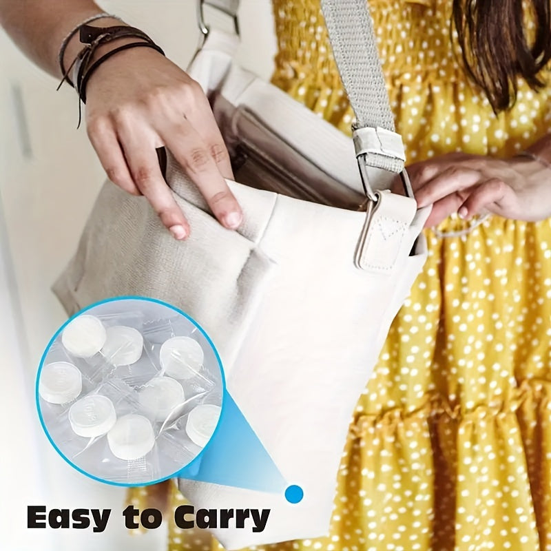 50pcs Compressed Bath Towel for Outdoor Camping & Travel