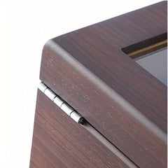 5 Grid Retro Wooden Watch Box Display Jewelry Bracelet Necklace Storage