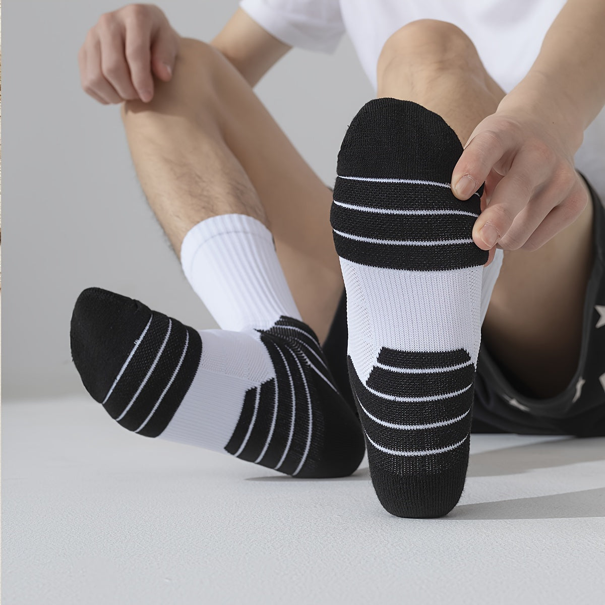 Thick Padded High Elastic Mouth Socks - Outdoor Sports