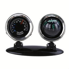 2-in-1 Car Compass Ornament