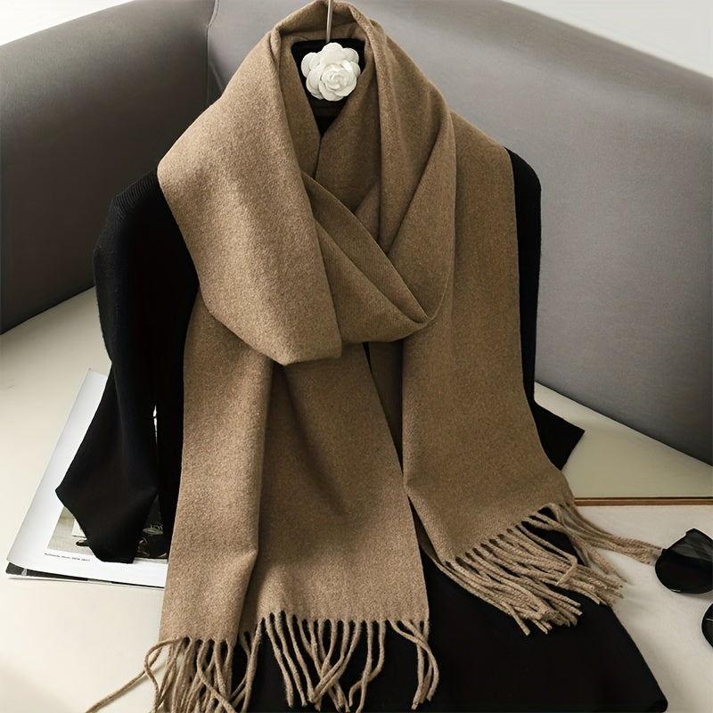 Unisex Windproof Boho Bandana Scarf with Tassels