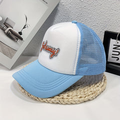 GET AWAY Embroidered Label Mesh Trucker Hat