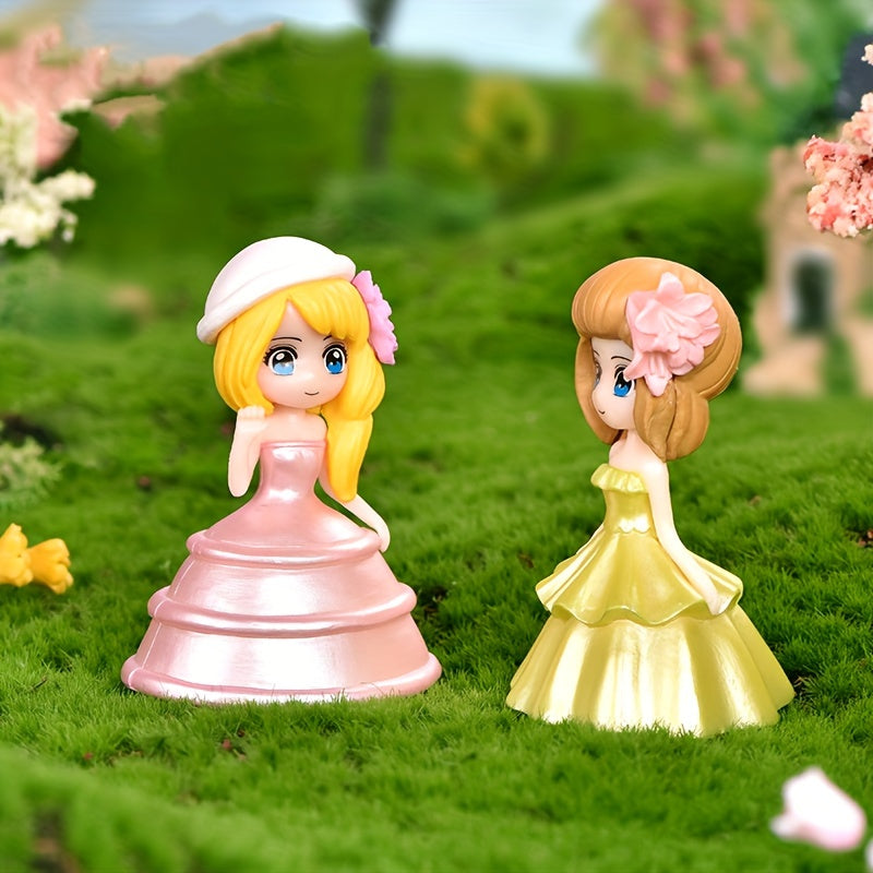 Princess Skirt Girl Micro Landscape DIY Cake Decoration Accessories