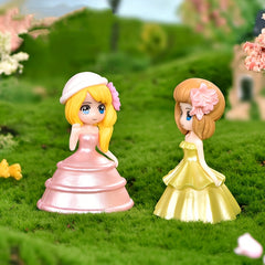 Princess Skirt Girl Micro Landscape DIY Cake Decoration Accessories