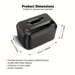 2pcs Car Seatbelt Buckle Guard Child Seat Belt Lock