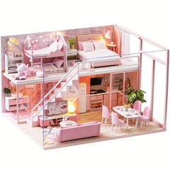 DIY Dollhouse Kit 3D Jigsaw Puzzle Building Model Girl Princess Toys