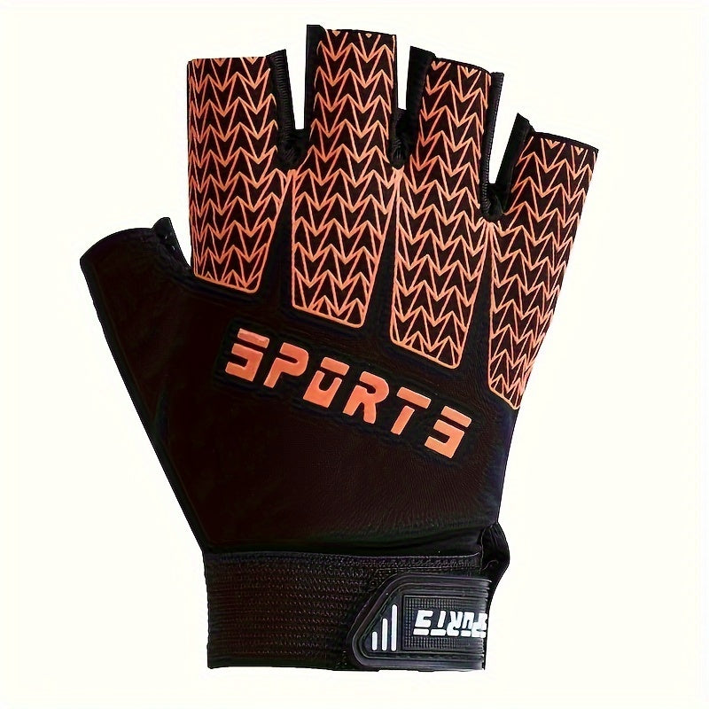 Kids Half Finger Cycling Gloves Breathable Non-slip