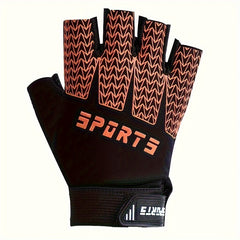 Kids Half Finger Cycling Gloves Breathable Non-slip