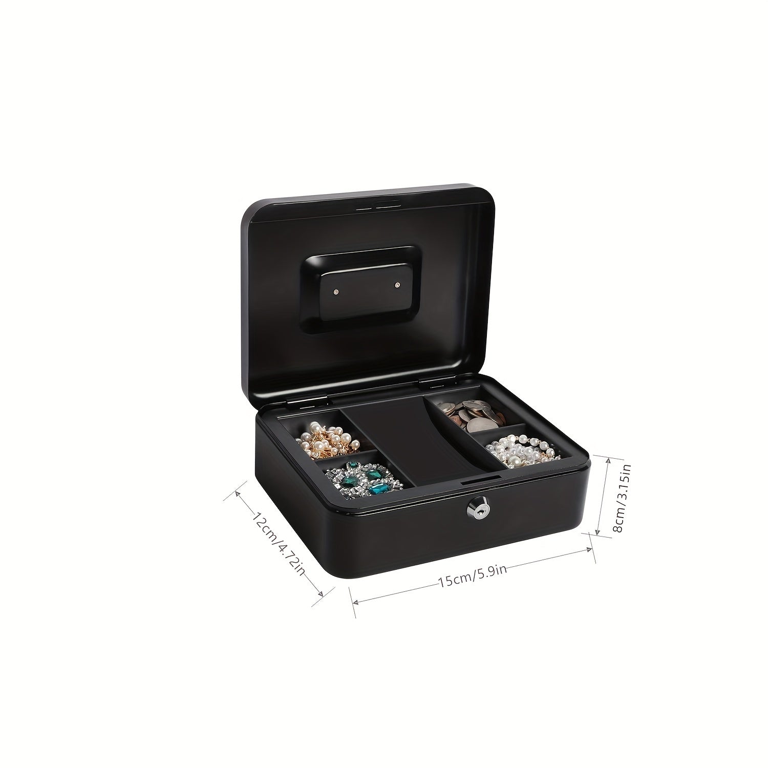 Portable Compact Safe for Children's Savings Coin Box