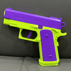 Gravity Turnip Gun Cub 1911 Mini 3D Gravity Smal Automatic Reloading Toy