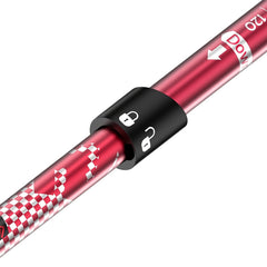 KORAMAN 1pair Collapsible Trekking Poles 37 43 Adjustable Lightweight Quick Lock