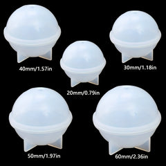 5 Sphere Resin Molds for Epoxy Resin DIY Necklace Jewelry Soap Candle