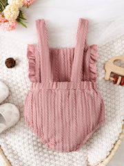 Baby Girls Sleeveless Thin Strap Onesie Clothes