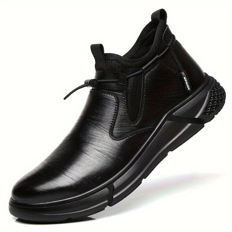 Men's Waterproof Leather Work Boots Non Slip Industrial Outdoor