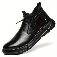 Men's Waterproof Leather Work Boots Non Slip Industrial Outdoor