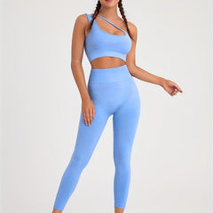 Light Bra And Long Pants Sports Fitness Yoga Running Suit