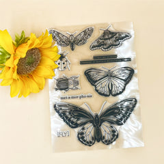 Butterfly Silicone Stamps for Crafting