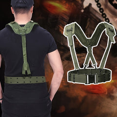1pc Outdoor Belt with Double Shoulder Harness Chest Belt