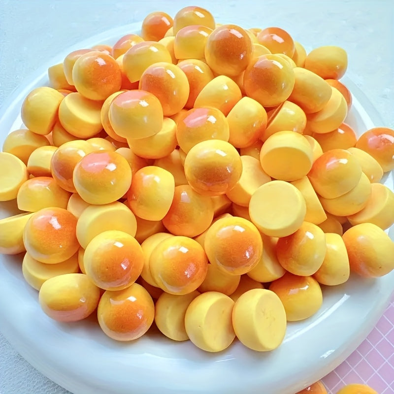 10 Mini Bread Resin Models Mixed Colors ABS No Electricity Needed