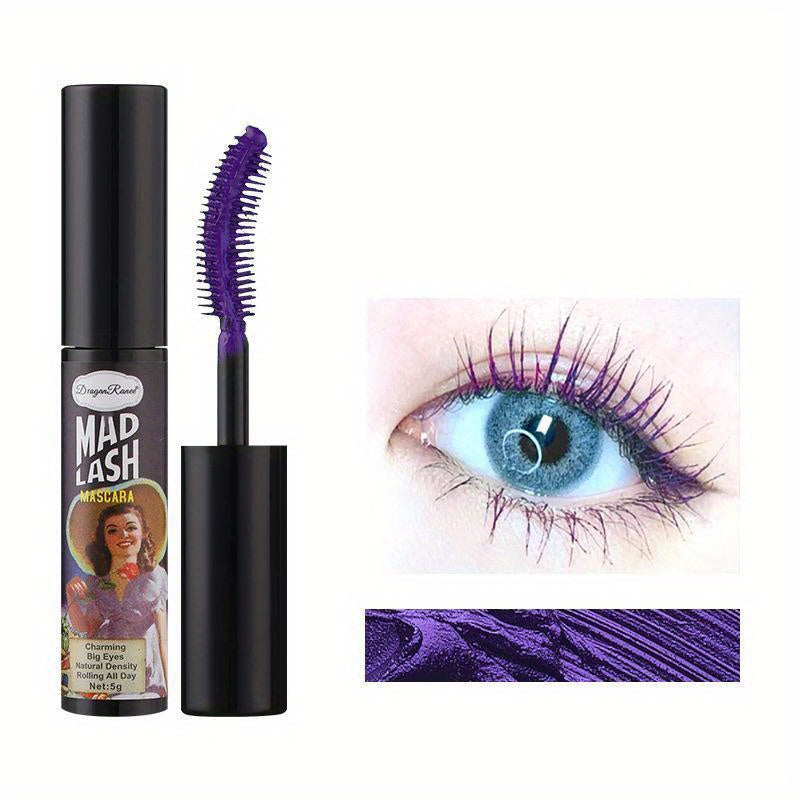 4 Colors Mascara Brown Purple Colorful Long Lasting Natural Brightening Makeup
