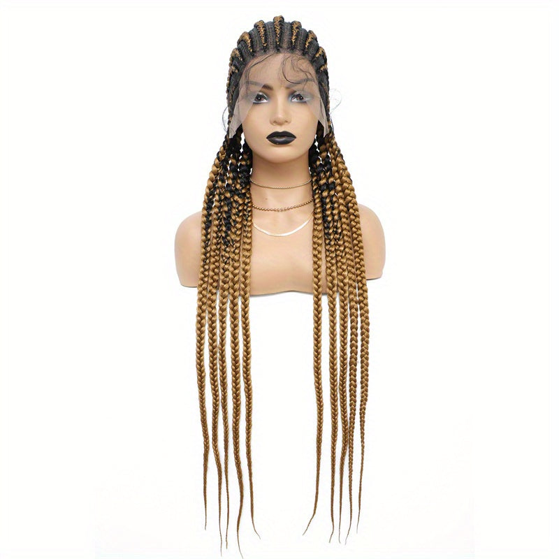 Extra Long Cornrow Braided Synthetic Wig