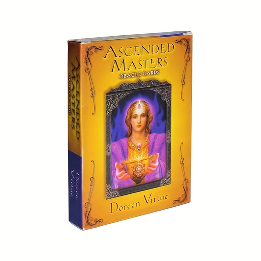 Ascended Masters Oracle Cards Deck - Spiritual Guidance and Wisdom