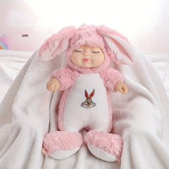 Adorable Dinosaur Bunny Reborn Vinyl Face Plush Toy