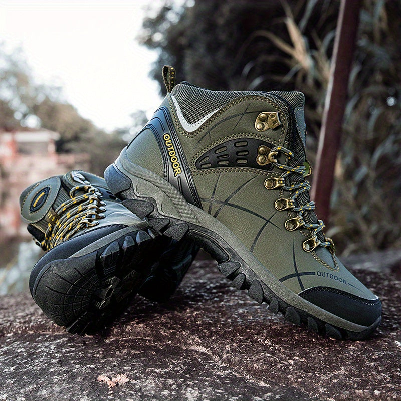 Men's Warm Lightweight Hiking Boots - Outdoor Sports Shoes