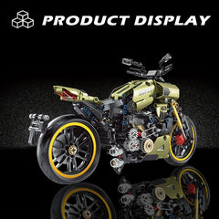 Motorbike Supercar 1260 Blocks Racing Vehicle Building Toy
