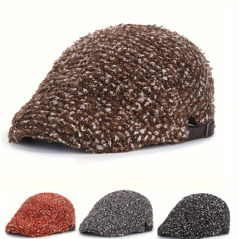 Winter Beret Hat Vintage Cap Painter Hat