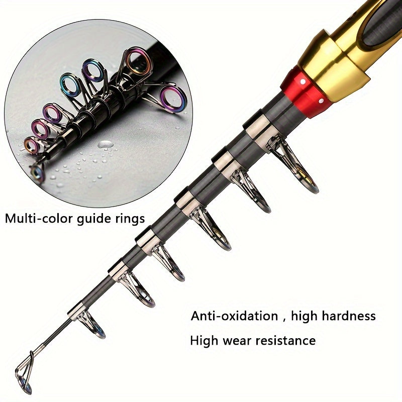 99% Carbon Fiber Telescopic Fishing Rod 1.8-3.6M